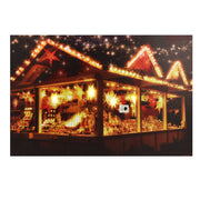 Rectangular multicolor wooden led panel cm60x40h1,8