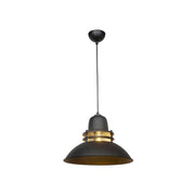 Lampada a sospensione Tibet ASZ0871 nera stile industriale EFFEZ