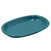 Oval turquoise romeo plate cm36x25h4