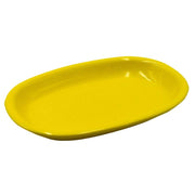 Oval yellow romeo plate cm36x25h4