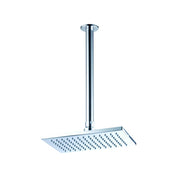 Soffione per doccia da soffitto finitura cromo