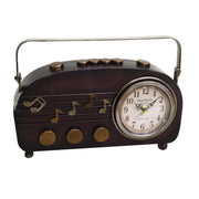 Orologio metallo nero tondo cm33x7x22,5