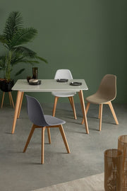 Tavolo legno bianco Michelangelo cm 120 x 80