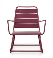 Sedia a dondolo bordeaux bizzotto lillian