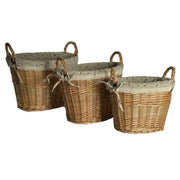Cesta vimini foderata 1-3 cm 41x30h29