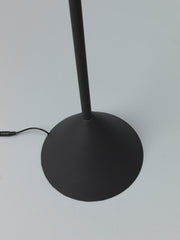 Lampada da terra in metallo nero D40xD40x156h cm