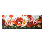 Quadro moderno stampa fiori   cm 150 x 50 x 4