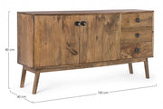 Credenza vintage 2 ante 3 cassetti Sylvester
