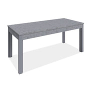 Tavolo allungabile in legno nobilitato grigio cemento 160-320x90 cm