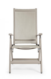 Poltrona per esterno reclinabile Tortora VICTOR 59x71x h113 cm
