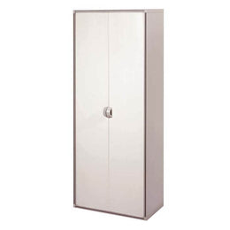 Armadio tuttopiani serie qbik in resina 2 ante + 3 ripiani