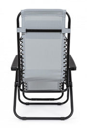 Sedia a sdraio Martin grigio chiaro da esterno