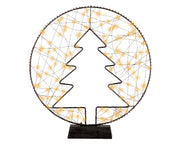 Luce a telaio Micro LED in metallo per albero stabile da interno 4x35x38 cm