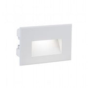 Lampada da incasso in alluminio pressofuso con diffusore in vetro satinato - 3W, 300 lumen, 4000°K bianco