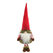 Fabric gnome with red led cm30x20h90