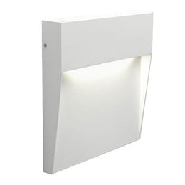 Segnapasso 6W Led 4000K  linea geo square  bianco