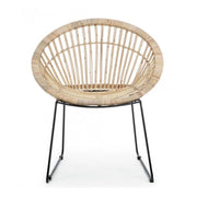 Poltrona rustica Cayes naturale