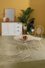 Tavolo classico Emily in metallo