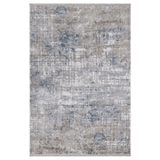 Tappeto Asya CR45 fondo grigio e sfumature beige e azzurro 160x230 EFFEZ