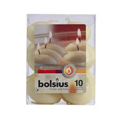 Bolsius Candela Galleggiante 30/45Mm 4.5Ore 10Pz Avorio