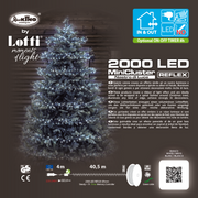 MiniCluster ø6cm 2000 LED BIANCO 40,5m in Bobina