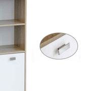 Colonna bagno con anta mobile salvaspazio cm 33 x 33 x 160 h