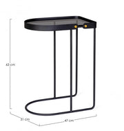 2x Tavolino Zeina 47X31