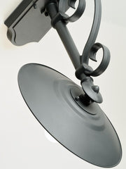 Lampada a Sospensione in Alluminio Verniciato e Smaltato Bianco, Adatta per Lampade a Risparmio Energetico grafite