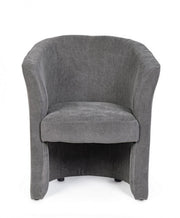 Poltrona in legno e tessuto Antracite BELIZE 64,5x63x h76 cm