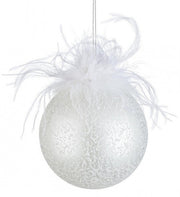 8x Pendaglio Vt Plumette Bianco D100