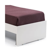 Letto matrimoniale per camera colore bianco frassinato cm 200x171xH 98