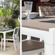 Keter tavolo Harmony bianco-capuvvino 160x90 cm