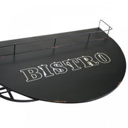 Tavolino in metallo da muro con mensola  cm70x47xh40