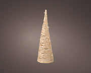 Micro LED cono carta stabile BO interno H 38 Ø 11.5 cm