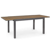 Tavolo allungabile in alluminio Elias 140-200x90 cm