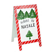 Targa alberi di natale nbd-9006 cm. 58 x 35 h 97