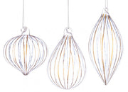 12x Pendaglio Vt Stripe Trasp Oro