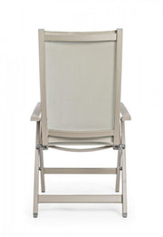 Poltrona per esterno reclinabile Tortora VICTOR 59x71x h113 cm