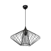 Lampada a sospensione Arona ASZ1360 filo metallico nero EFFEZ