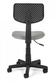 Sedia ufficio cameretta con ruote grigio regolabile