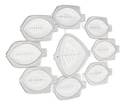 Decorazione parete metallo Fisher cm 104x61 h