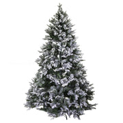 Albero monte Cristallo innevato verde 994 rami cmø122h180