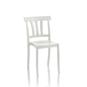 Sedia Cullen polipropilene bianca design classico EFFEZ