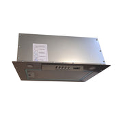 Cappa aspirante sottopensile da incasso colore grigio  49,5x28 cm