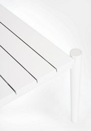 Tavolino Calypso bianco 110x60 cm