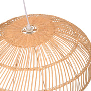 Natural rattan chandelier with ø60,5h21,5 cm attachment