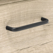 Base Porta TV con 3 ante a ribalta colore rovere e grigio 160x35xh.53 cm