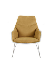 Poltrona in polipropilene giallo 85 cm x 74 cm H. 86 cm