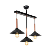 Lampada a sospensione Mandarin MDL4221 con paralumi metallo nero