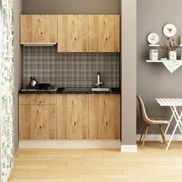 Cucina Isernia 160 rovere con elettrodomestici